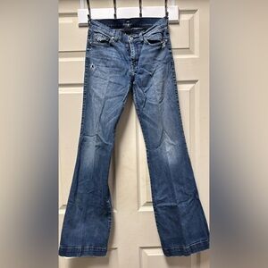 7 For All Mankind Denim Wide Leg Jeans